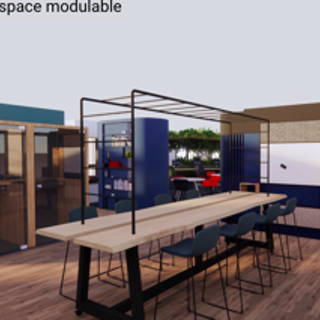 Espace indépendant 445 m² 60 postes Location bureau Rue Bellini Paris 75016 - photo 1